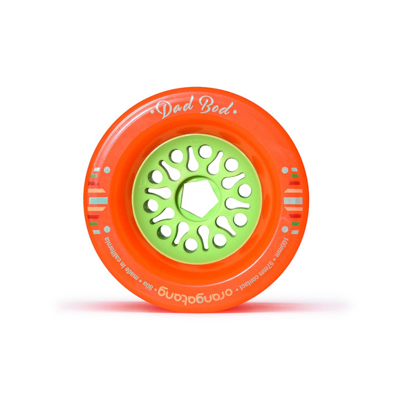 Koła do longboardu Orangatang Dad Bod Wheels Pomarańczowy 105 mm 80A