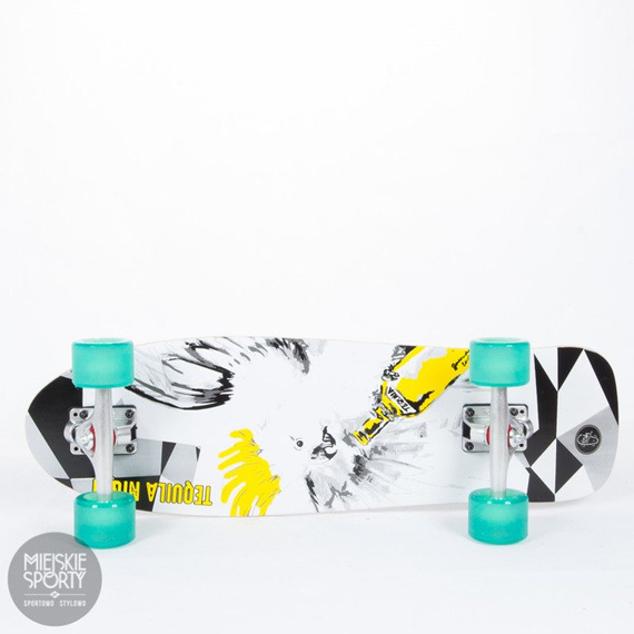 Shortboard Fish Skateboards Tequila Night Transparent Green