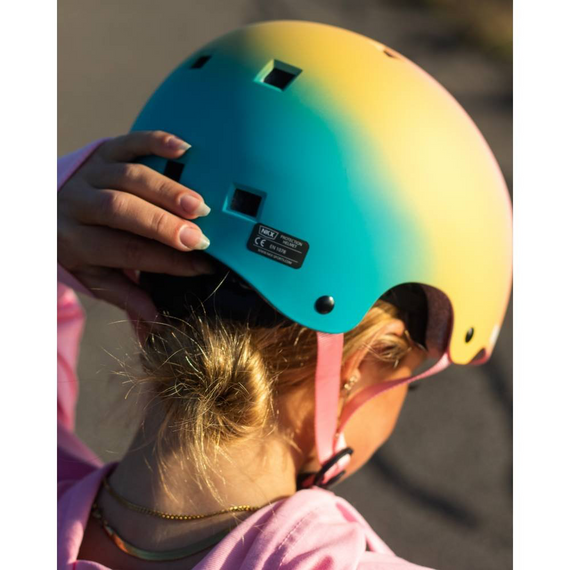 Kask Na Deskorolkę Hulajnogę NKX Brain Saver Pastel Fade