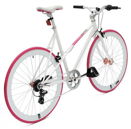 Rower Damka Cheetah Ladies Red