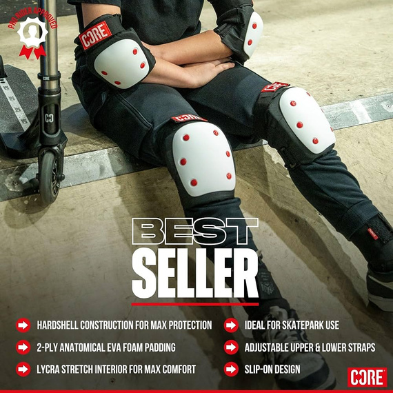 Zestaw ochraniaczy CORE Skate Triple Pad Set Czarny