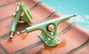 Trucki do longboardu Paris V3 180 mm 50° Longboard Trucks Tropic Green