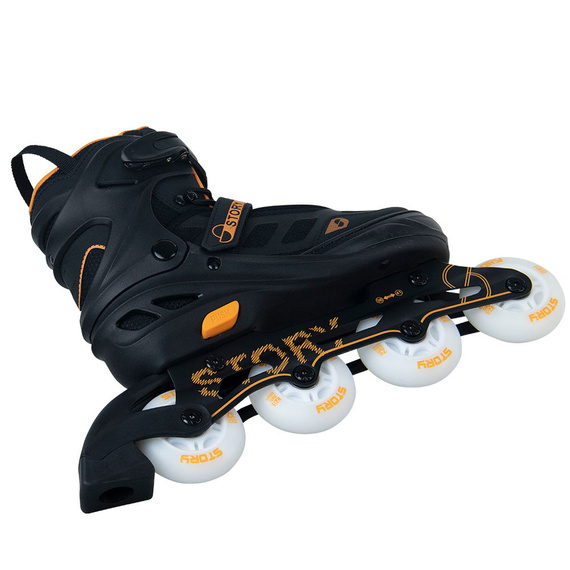 Rolki regulowane Story Fusion Adjustable Inline Skates Pomarańczowy LED