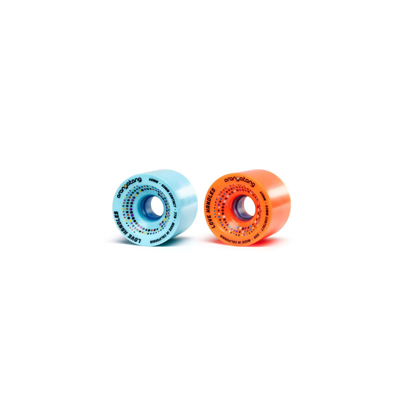 Koła do longboardu Orangatang Love Handles Wheels Niebieski 65 mm 77A