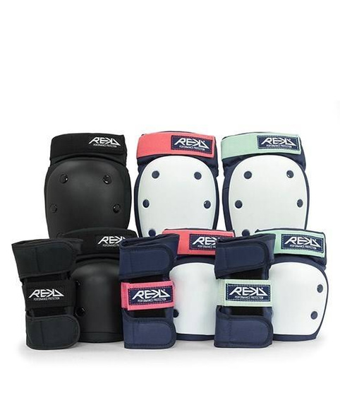 Ochraniacze REKD Heavy Duty Triple Pad Set L Niebiesko Miętowe