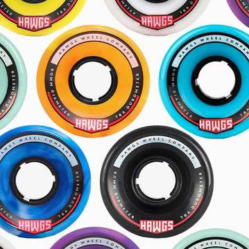 Koła Longboardowe Hawgs Chubby 60mm 78A Czarne