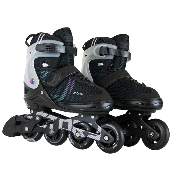 Rolki regulowane Story Motion Adjustable Inline Skates Czarny