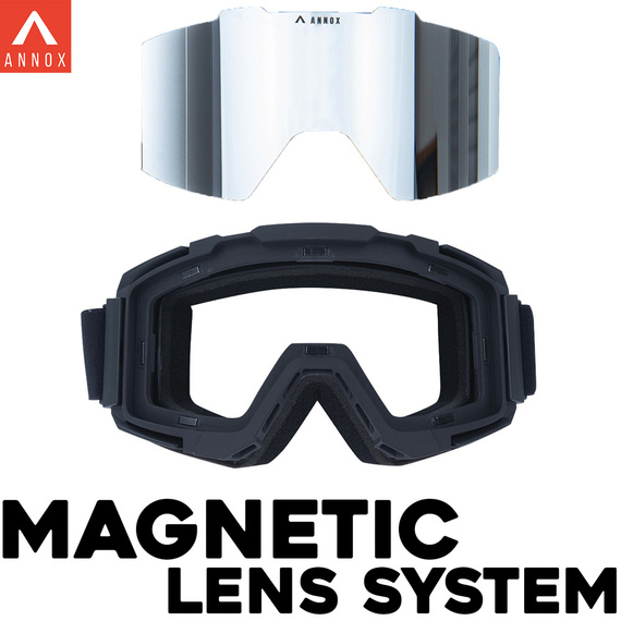Gogle na snowboard i narty Annox Team Adult Silver/Gold