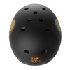 Kask Na Deskorolkę Hulajnogę NKX Brain Saver Czarno-Złoty Skull