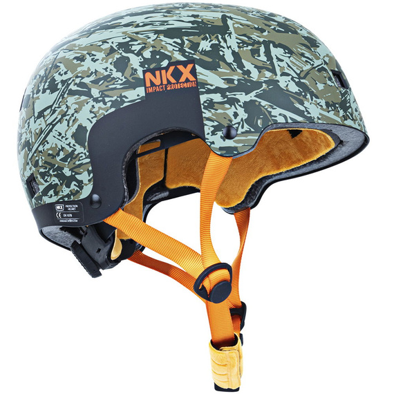 Kask Na Deskorolkę Hulajnogę NKX Brain Saver Camo