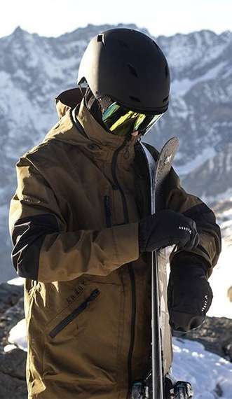 Kask na narty i snowboard NKX Nomad Snow Helmet Czarny M