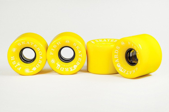 Kółka Fish Skateboards Yellow 