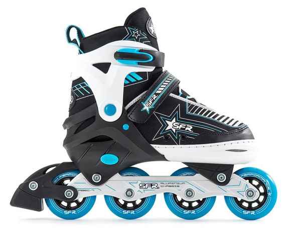 Rolki inline z regulacją SFR Pulsar Niebieskie S