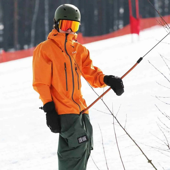 Kask na narty i snowboard NKX Nomad Snow Helmet Oliwkowy 