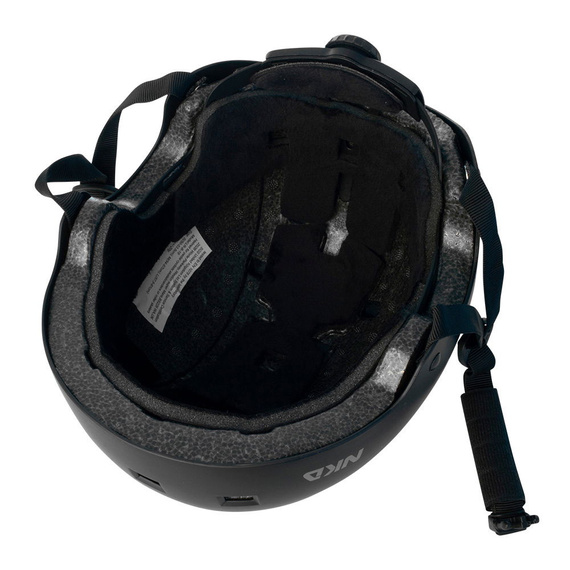 Kask Na Deskorolkę Hulajnogę NKX Brain Saver Czarno-Złoty Skull