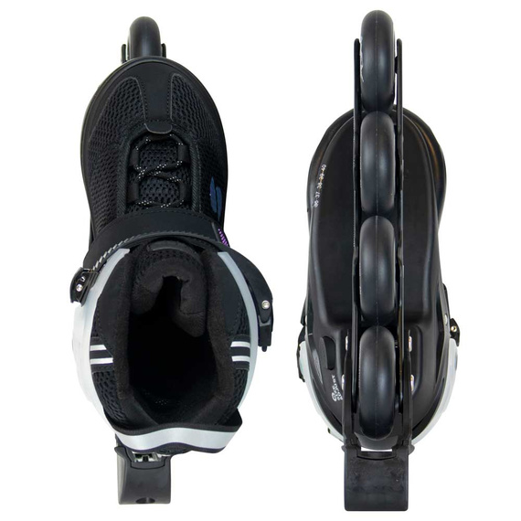 Rolki regulowane Story Motion Adjustable Inline Skates Czarno-Transparentny