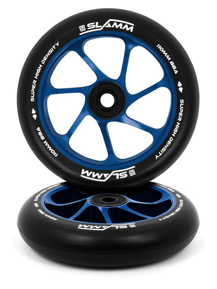 Koło do Hulajnogi Slamm Team Wheel Czarno-Niebieski 110 mm (1 szt.)