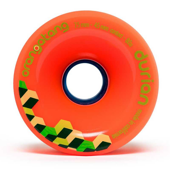 Koła do longboardu Orangatang Durian Wheels Pomarańczowy 75 mm 80A