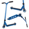 Hulajnoga Wyczynowa Striker Lux Stunt Scooter Niebieski wys. 87 cm