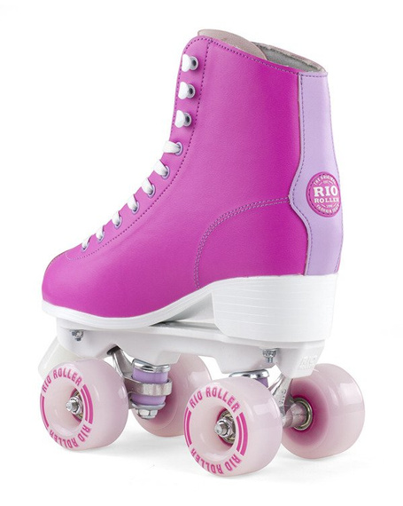 Wrotki RIO ROLLER SCRIPT QUAD SKATES Pink