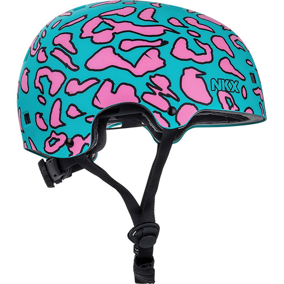 Kask Na Deskorolkę Hulajnogę NKX Brain Saver Unicorn Niebiesko-Różowy