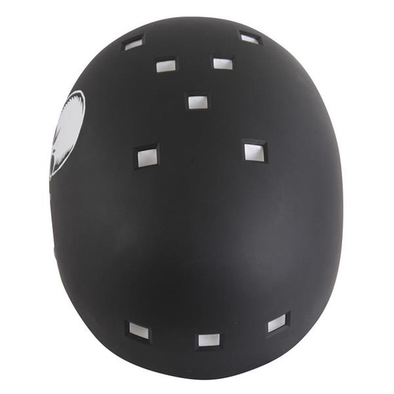 Kask Na Deskorolkę Hulajnogę NKX Brain Saver Czarny Skull 