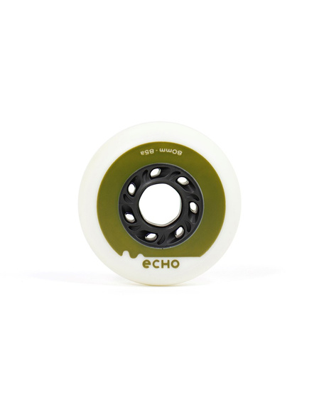 Kółka do rolek Echo Drift Wheels Biało-Zielony 80 mm (4 szt.)