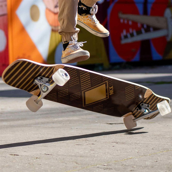 Longboard do Dancingu NKX Vegas Złoty 121 cm
