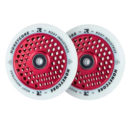 Koła do Hulajnogi Root Industries Honeycore White Pro Scooter Wheels 2-Pack Czerwony 110 mm (2 szt.)