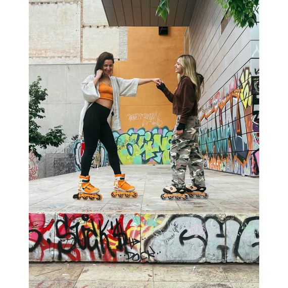 Łyżworolki Uniwersalne Inline STORY Vision Pomarańczowe
