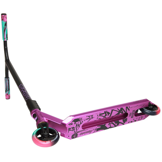Hulajnoga Wyczynowa NKD RIZZ Stunt Scooter Fioletowy 85 cm