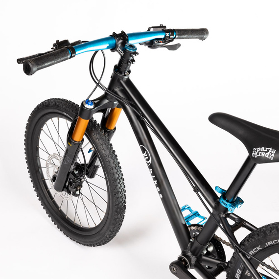 Superlekki rower dla dzieci KUbikes 20S DISC Czarno-Fioletowy