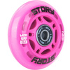 Kółka z łożyskami do rolek Story Inline Skates Wheels Różowy 64 mm (8 szt.)