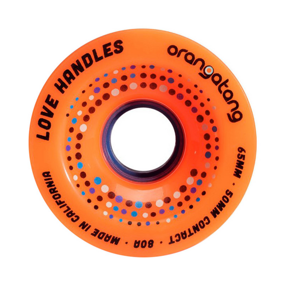 Koła do longboardu Orangatang Love Handles Wheels Pomarańczowy 65 mm 80A