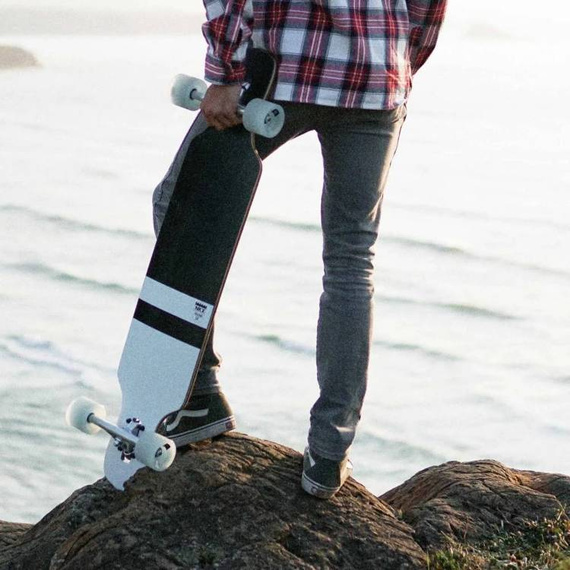 Longboard Drop-Thru dla Początkujących NKX Canadiens Olive Longboard 38.58"