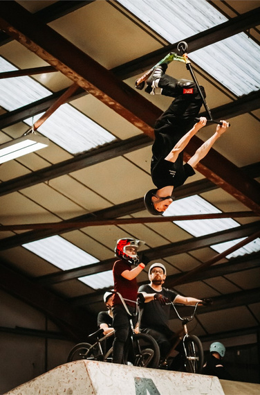 Hulajnoga Wyczynowa Slamm Strobe Stunt Scooter wys. 88 cm