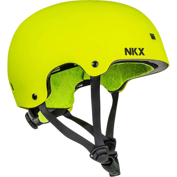 Kask Na Deskorolkę Hulajnogę NKX Brain Saver Limonkowy