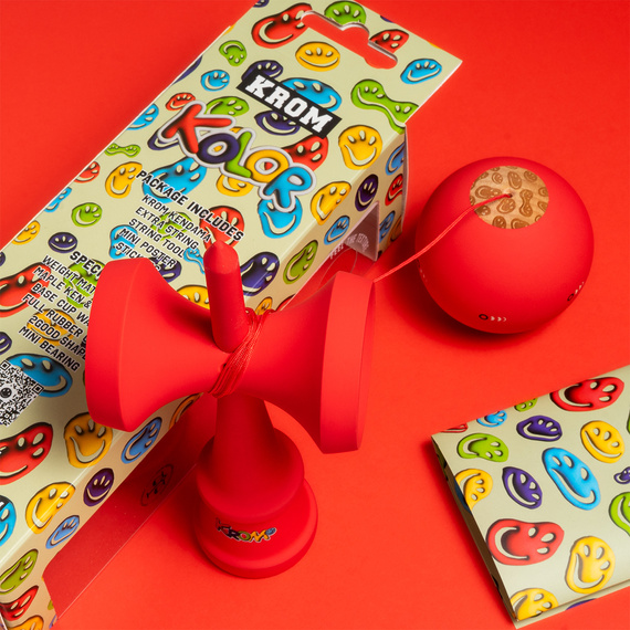 Kendama KROM Kolor Czerwony
