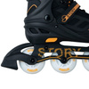 Rolki regulowane Story Fusion Adjustable Inline Skates Pomarańczowy LED