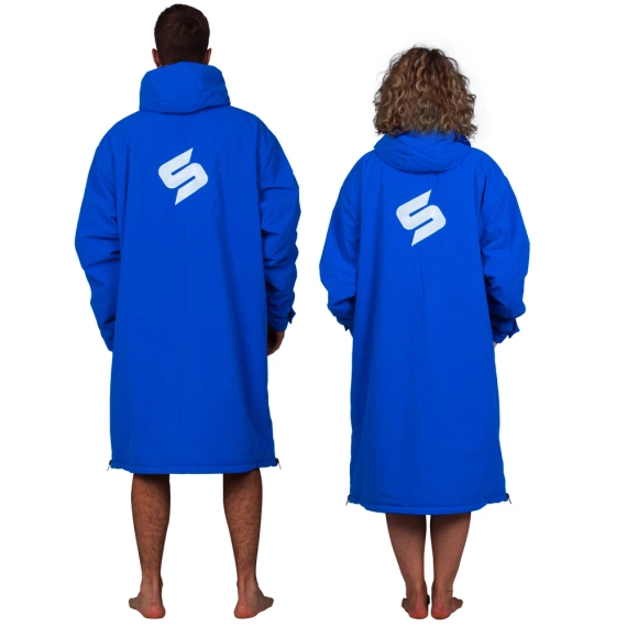 Poncho Ponczo Kurtka Story Change Robe Niebieski