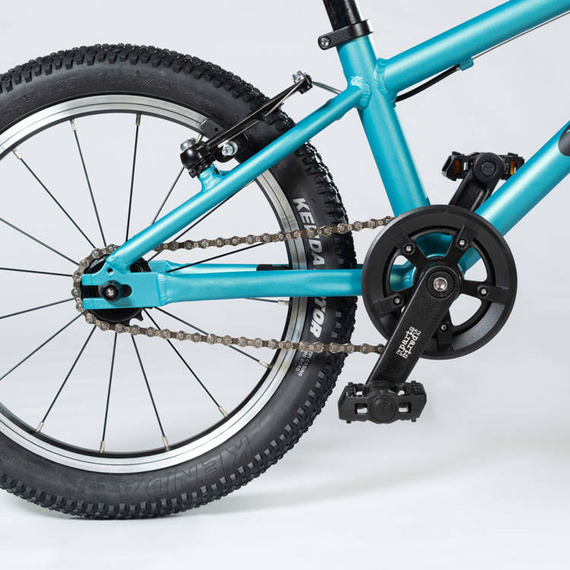 Superlekki rower dla dzieci KUbikes 16L Czarno-Czerwony