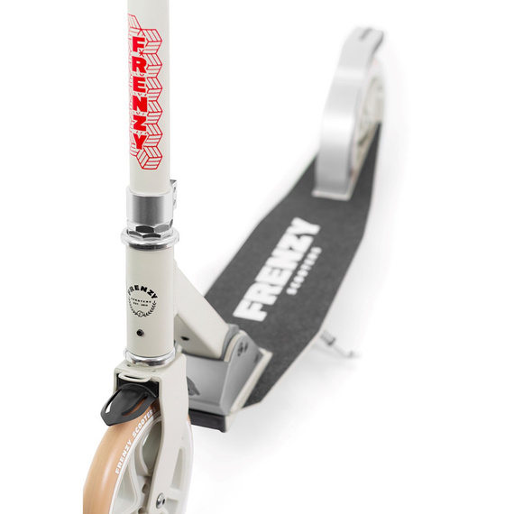 Hulajnoga Miejska Rekreacyjna Frenzy 205 mm Dual Brake V4 Recreational Scooter Kremowy 