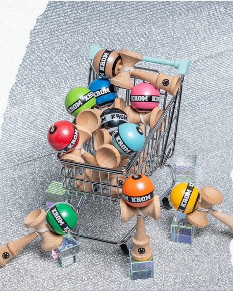 Kendama KROM Mikro Żółty