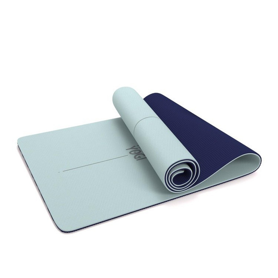 Mata do Jogi Happy Yogi TPE 6mm ECO Antypoślizgowa Granatowa