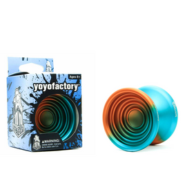 Yoyo Metalowe YoYoFactory Bullseye Orange Teal Fade