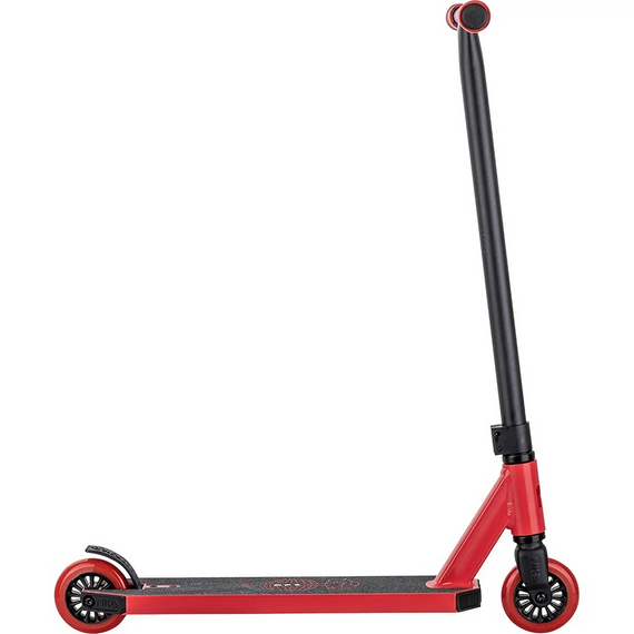 Hulajnoga Wyczynowa Aluminiowa Lekka dla młodych riderów NKD Next Generation Czerwono-Czarny wys. 79,4 cm