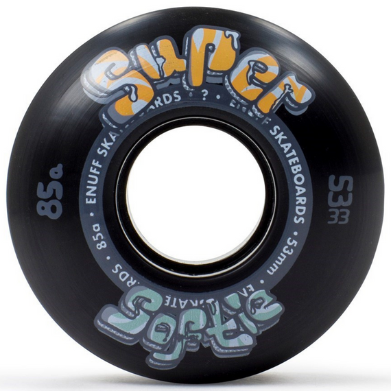 Kółka do deskorolki ENUFF Super Softie Wheels 53 mm Czarny