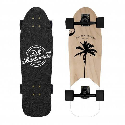 Deska Surfskate Fish Skateboards Sunset