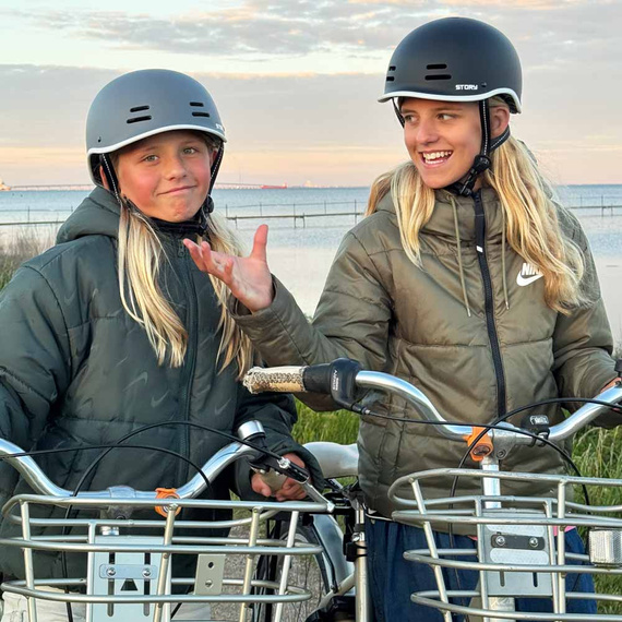 Kask Story Retro Certified Helmet Szary
