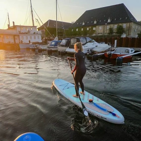 Deska turystyczna SUP pompowana pneumatyczna NKX Instinct 10’0 Czarno-Niebieski